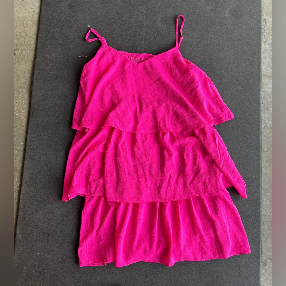 Fuchsia Layered Dress